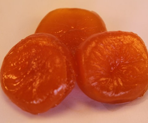 glacé apricots