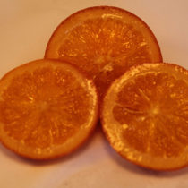 glacé orange slices