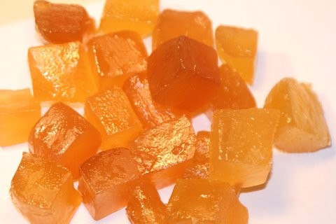 Drained Diced Ginger Glacé