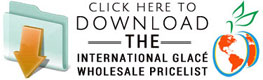 international glacé price list download